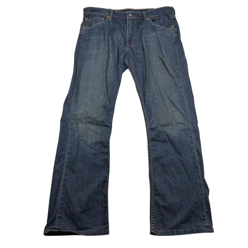 Levis 527 Jeans Mens 38x32 Slim Bootcut Western Denim Pants Dark Wash Y2K